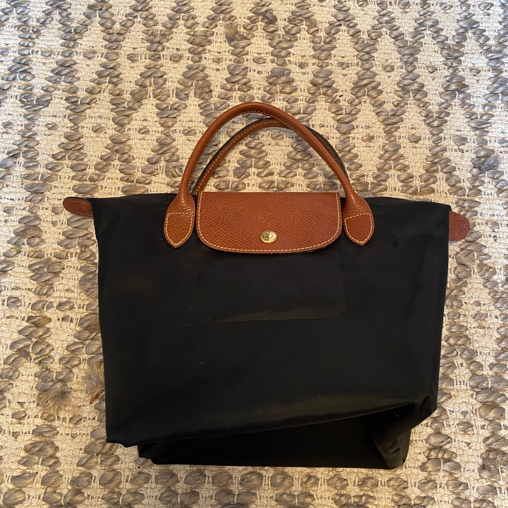 Longchamp Tote - Black ale Pliage, Small